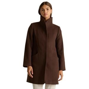 NEW Quince Wool Cashmere Cocoon Coat – Size Small (Sold Out, Chocolate Brown)